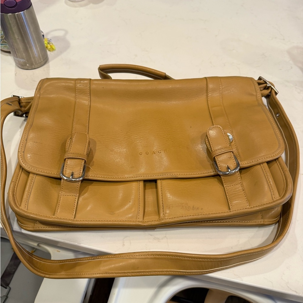 Coach Light Brown Leather Interior